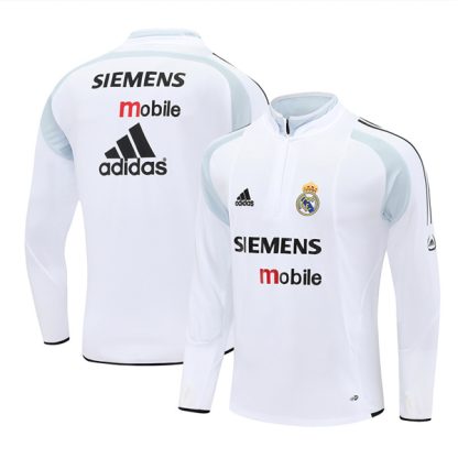 04-05 Real Madrid White Training Top