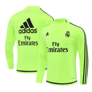 15-16 Real Madrid Fluorescent Green Training Top