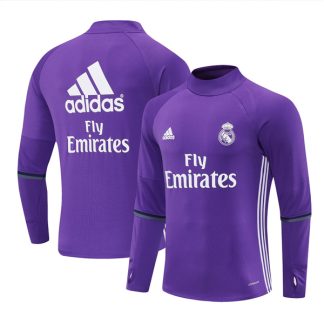 16-17 Real Madrid Purple Training Top