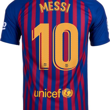 Barcelona Messi 10 Home Jersey 18-19