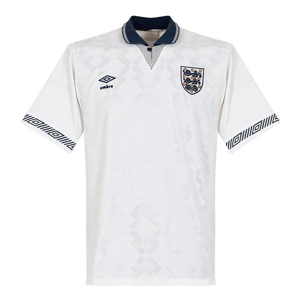 England Home Retro Soccer Jersey 1990
