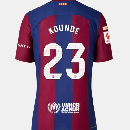 Barcelona KOUNDE 23 Home Jersey 23-24