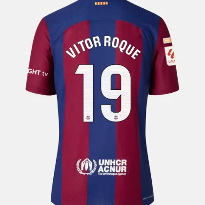Barcelona VITOR ROQUE 19 Home Jersey 23-24