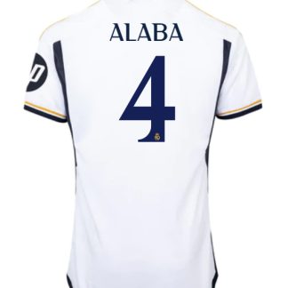 Real Madrid Alaba 4 Home Jersey 23-24