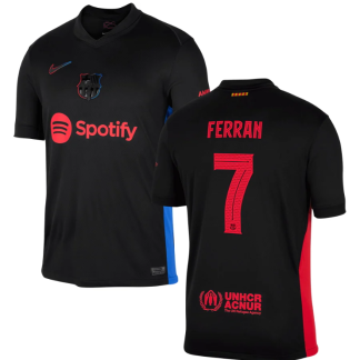 24-25 Barcelona Away FERRAN 7 Champions League Jersey