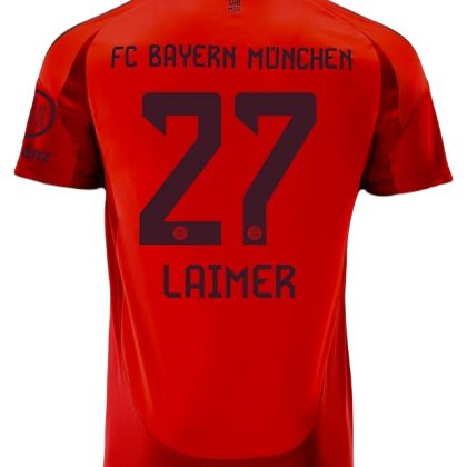 Bayern Munich Laimer 27 Home Jersey 24-25