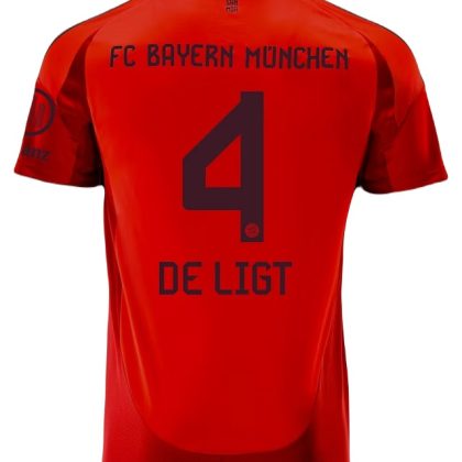 Bayern Munich de Ligt 4 Home Jersey 24-25