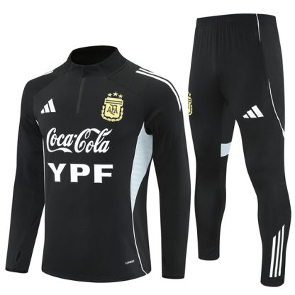 Argentina Black Training Suit Kit 25-26