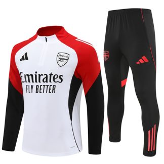 Arsenal White Training Suit Kit 25-26