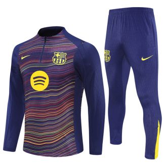 Barcelona Blue Yellow Camouflage Training Suit Kit 25-26 (Player Version)