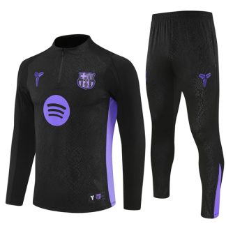 Barcelona X Kobe Bryant Black Training Suit Kit 25-26