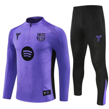 Barcelona X Kobe Bryant Purple Training Suit Kit 25-26
