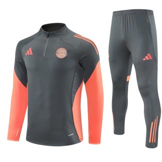 Bayern Munich Dark Grey Training Suit Kit 25-26