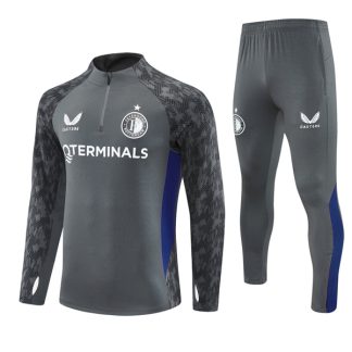 Feyenoord Grey Training Suit Kit 25-26