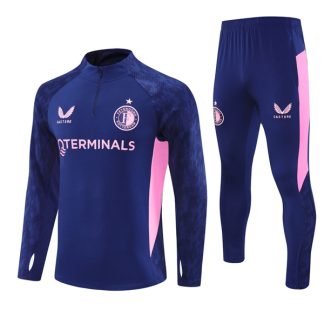 Feyenoord Navy Training Suit Kit 25-26