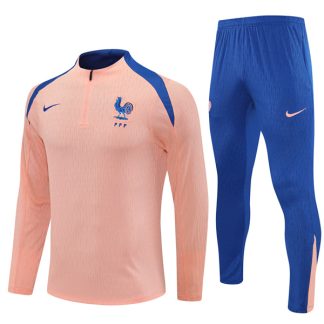 France Light Pink Training Suit Kit 25-26 (Player Version)