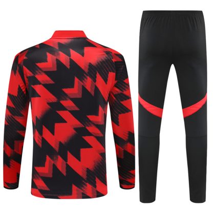 Manchester United Red Black Camouflage Training Suit Kit 25-26 - Image 2