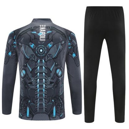 Napoli Black Grey Training Suit Kit 25-26 - Image 2