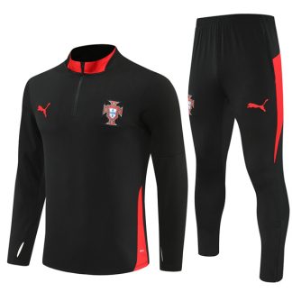 Portugal Black Training Suit Kit 25-26