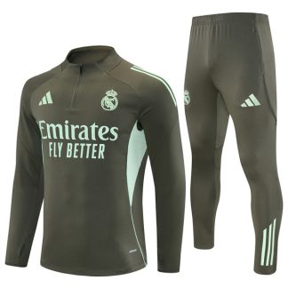 Real Madrid Khaki Training Suit Kit 25-26