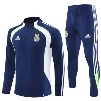 Real Madrid Navy White Tracksuit Kit 25-26