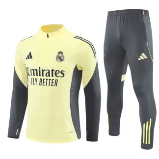 Real Madrid Yellow Training Suit Kit 25-26