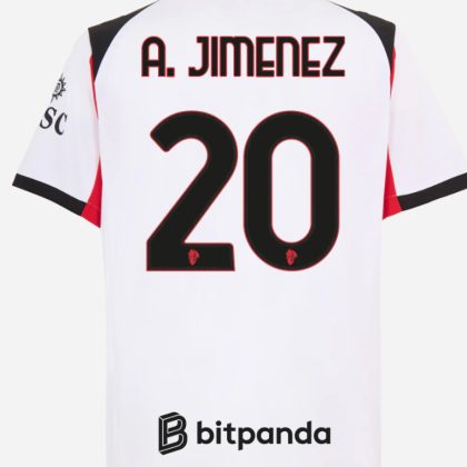 AC Milan Away A. JIMENEZ 20 Jersey 25-26
