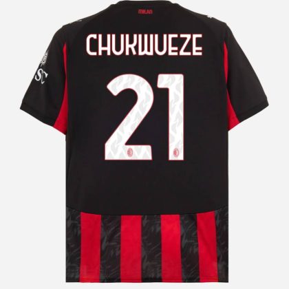 AC Milan Home CHUKWUEZE 21 Jersey 25-26