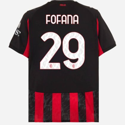 AC Milan Home FOFANA 29 Jersey 25-26