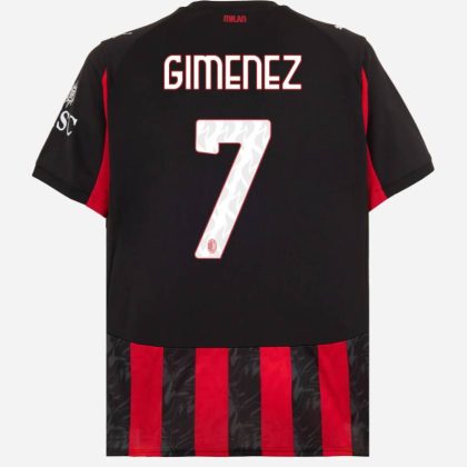 AC Milan Home GIMENEZ 7 Jersey 25-26