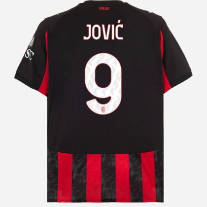 AC Milan Home JOVIĆ 9 Jersey 25-26