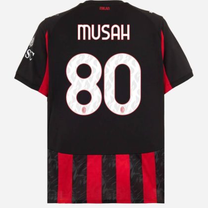 AC Milan Home MUSAH 80 Jersey 25-26
