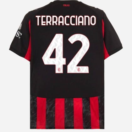 AC Milan Home TERRACCIANO 42 Jersey 25-26