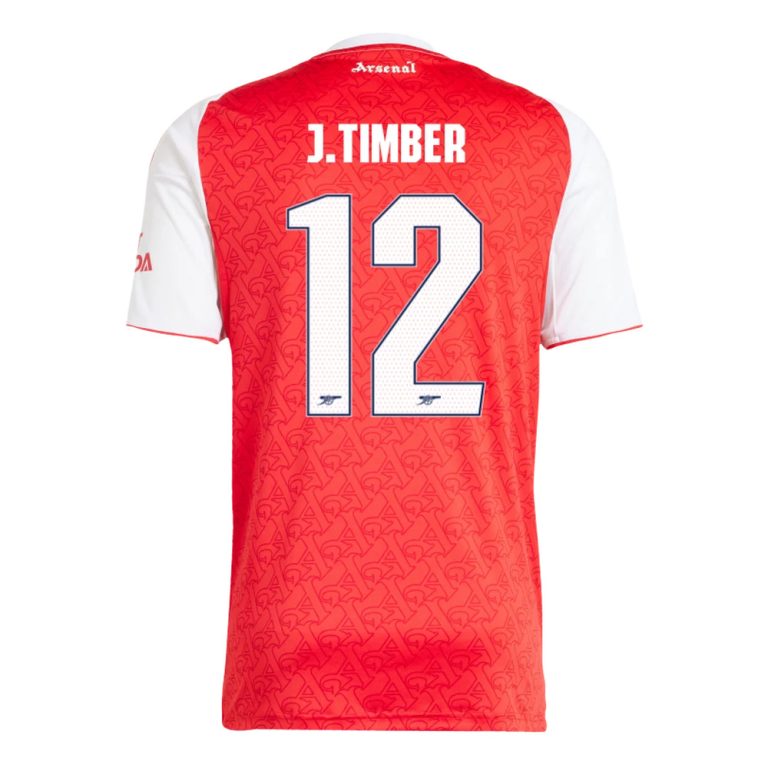Arsenal Home J.TIMBER 12 Champions League Jersey 25-26