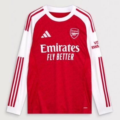 Arsenal Home Long Sleeve Jersey 25-26