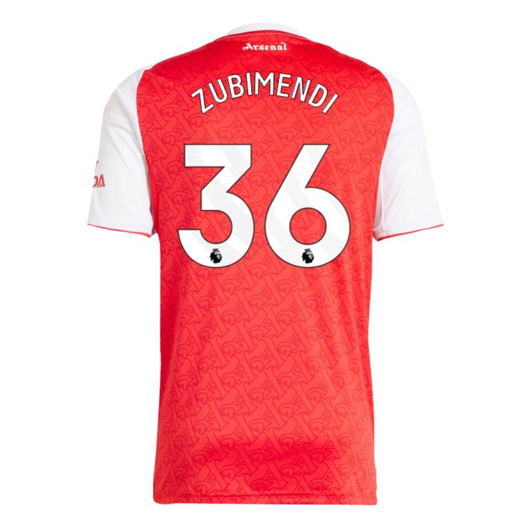 Arsenal Home ZUBIMENDI 36 Jersey 25-26