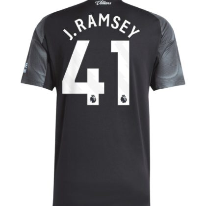 Aston Villa Away J. RAMSEY 41 Jersey 25-26
