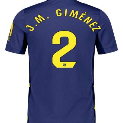 Atletico Madrid Away J.M. GIMÉNEZ 2 Jersey 25-26
