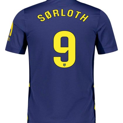 Atletico Madrid Away SØRLOTH 9 Jersey 25-26