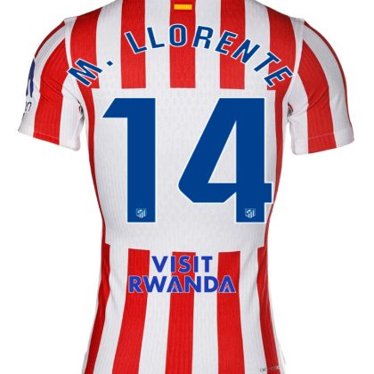 Atletico Madrid Home M. LLORENTE 14 Jersey 25-26