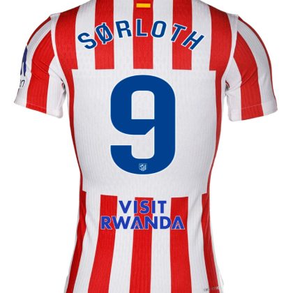 Atletico Madrid Home SØRLOTH 9 Jersey 25-26