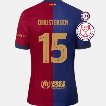 Barcelona Copa Del Rey Final CHRISTENSEN 15 Jersey 24-25