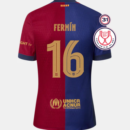 Barcelona Copa Del Rey Final FERMÍN 16 Jersey 24-25