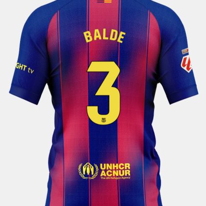 Barcelona Home BALDE 3 Jersey 25-26