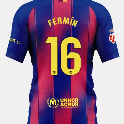 Barcelona Home FERMÍN 16 Jersey 25-26