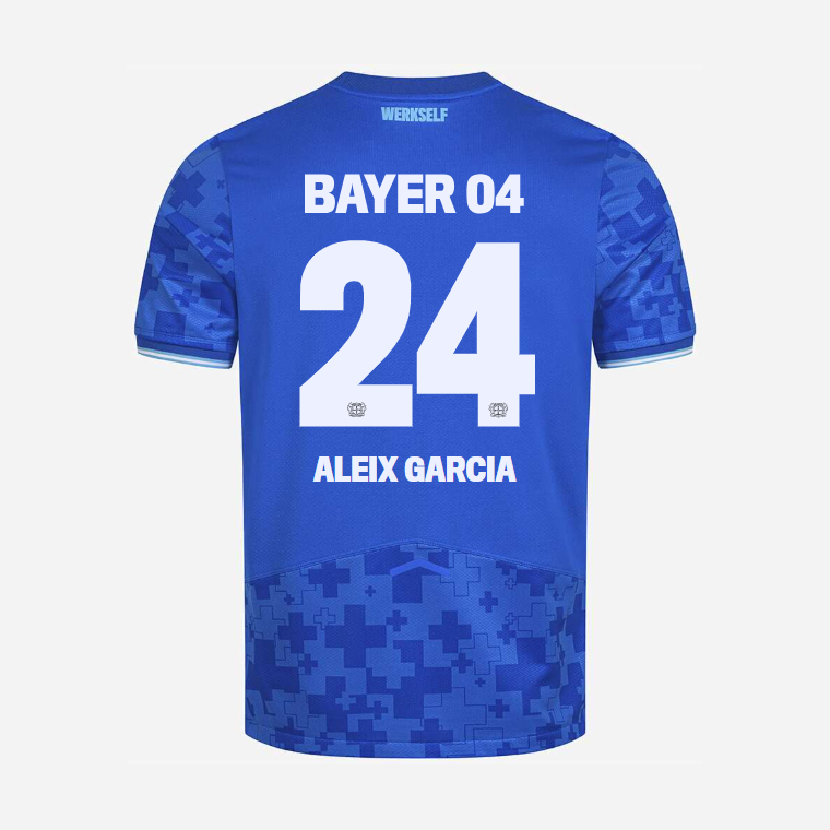 Bayer 04 Leverkusen ALEIX GARCIA 24 Third Jersey 25-26