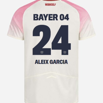 Bayer 04 Leverkusen Away ALEIX GARCIA 24 Jersey 25-26