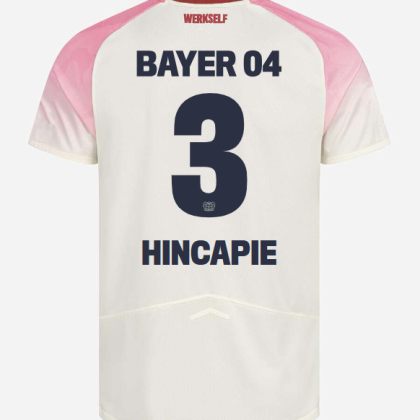 Bayer 04 Leverkusen Away HINCAPIE 3 Jersey 25-26