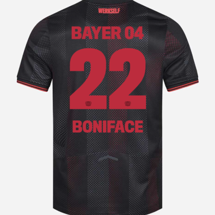 Bayer 04 Leverkusen Home BONIFACE 22 Jersey 25-26