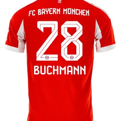 Bayern Munich Home Buchmann 28 Jersey 25-26